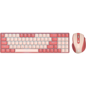 Redragon Redragon BS8772 Wireless Keyboard and Mouse Combo - Red/Pink (RD-BS-8772RP) – product image