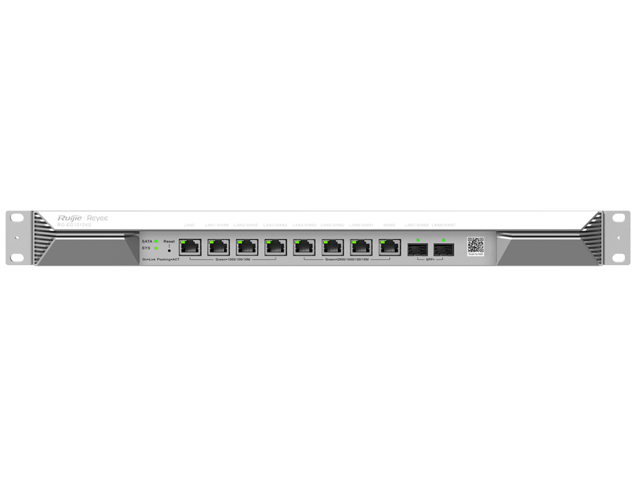 Reyee 8 Port Multi Gigabit 2SFP+ Multi-WAN Cloud Router | RG-EG1510XS – product image
