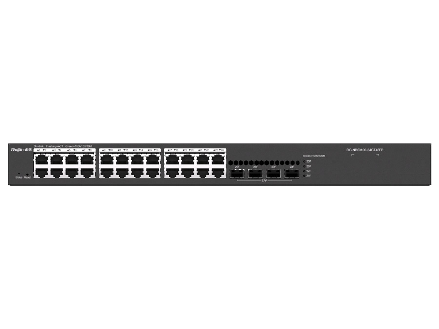 Reyee 24 Port Gigabit 4SFP Layer 2+ Smart Managed Switch | RG-NBS3100-24GT4SFP-V2 – product image