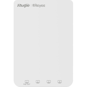 Reyee Dual Band WiFi 5 1300Mbps 5 Port Gigabit Mesh In-Wall AP | RG-RAP1200(P) – product image