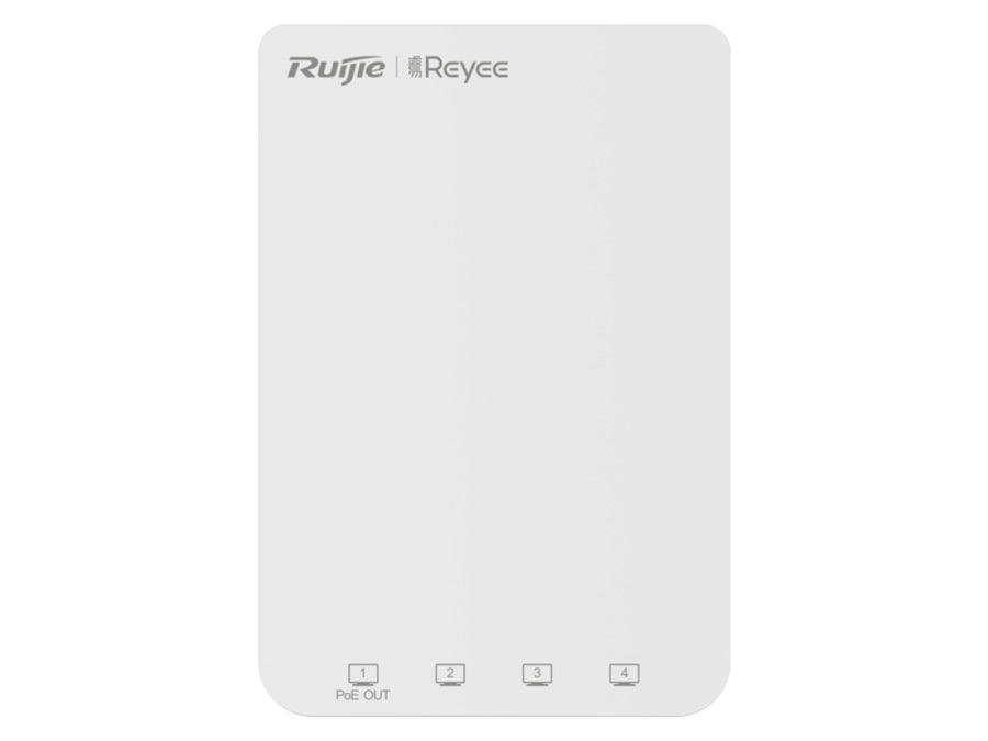 Reyee Dual Band WiFi 5 1300Mbps 5 Port Gigabit Mesh In-Wall AP | RG-RAP1200(P) – product image