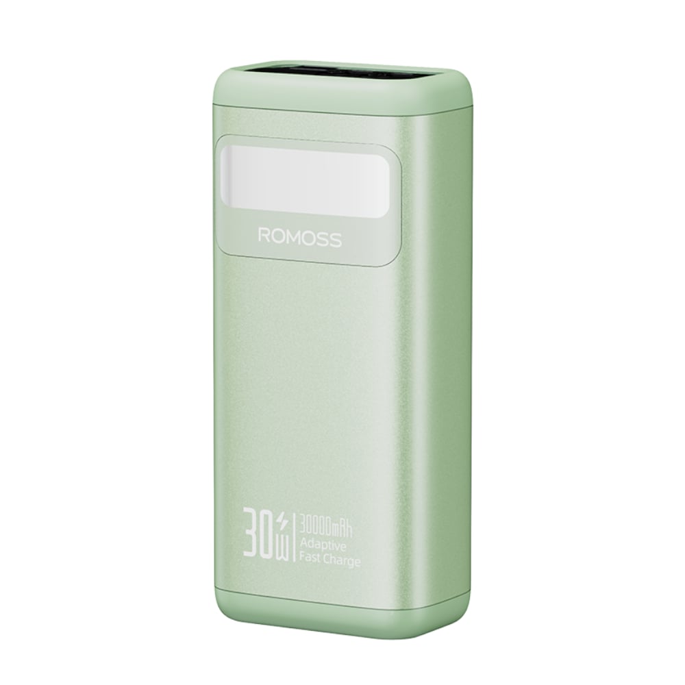 Romoss PMT30 30000mAh 30W Fast Charge Power Bank – Green (PMT30-192-M133H) – product image