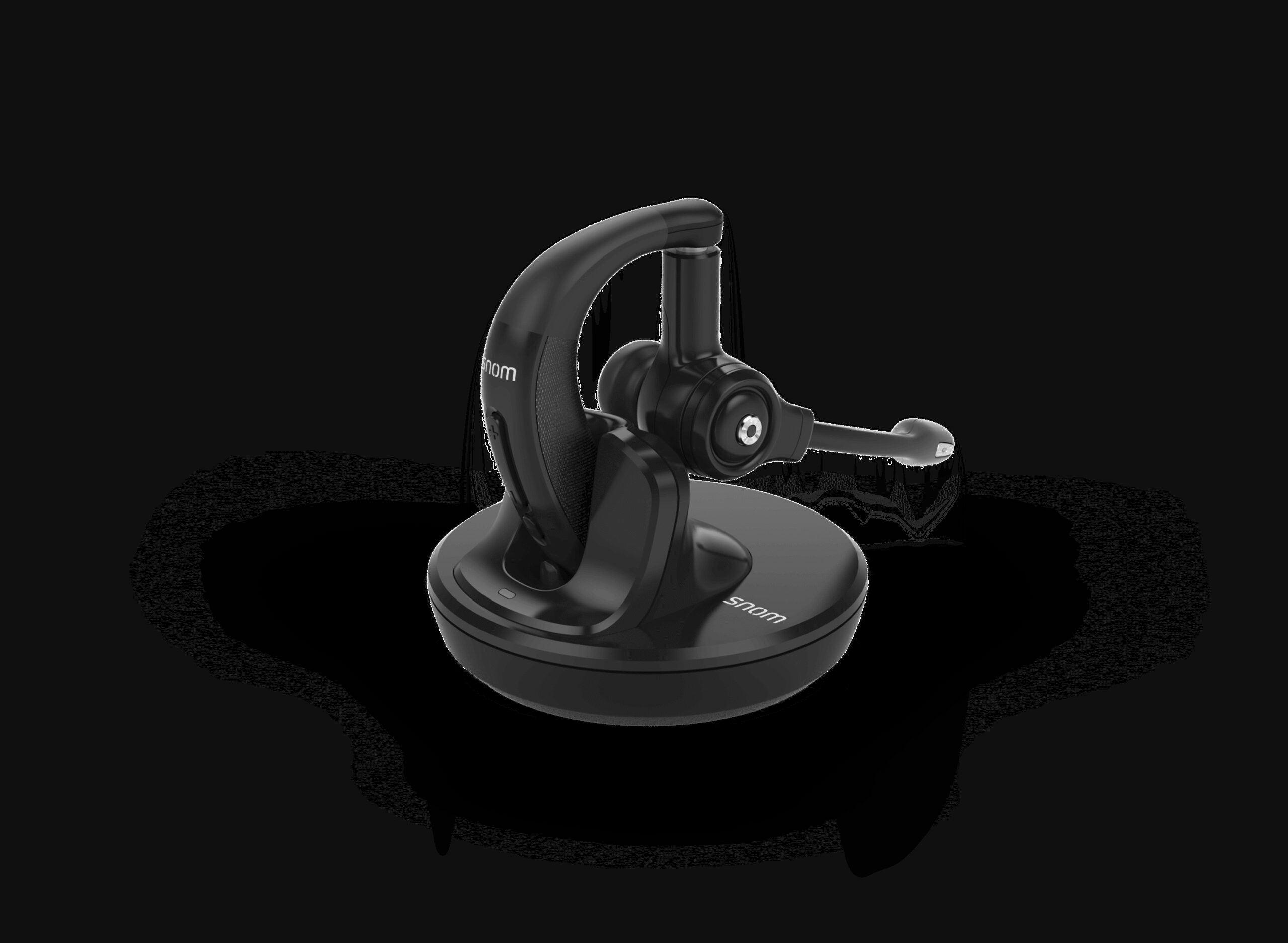 SNOM A150 WIRELESS DECT HEADSET - WIDEBAND - NOISE CANCELLATION - OVER THE EAR - Image 3