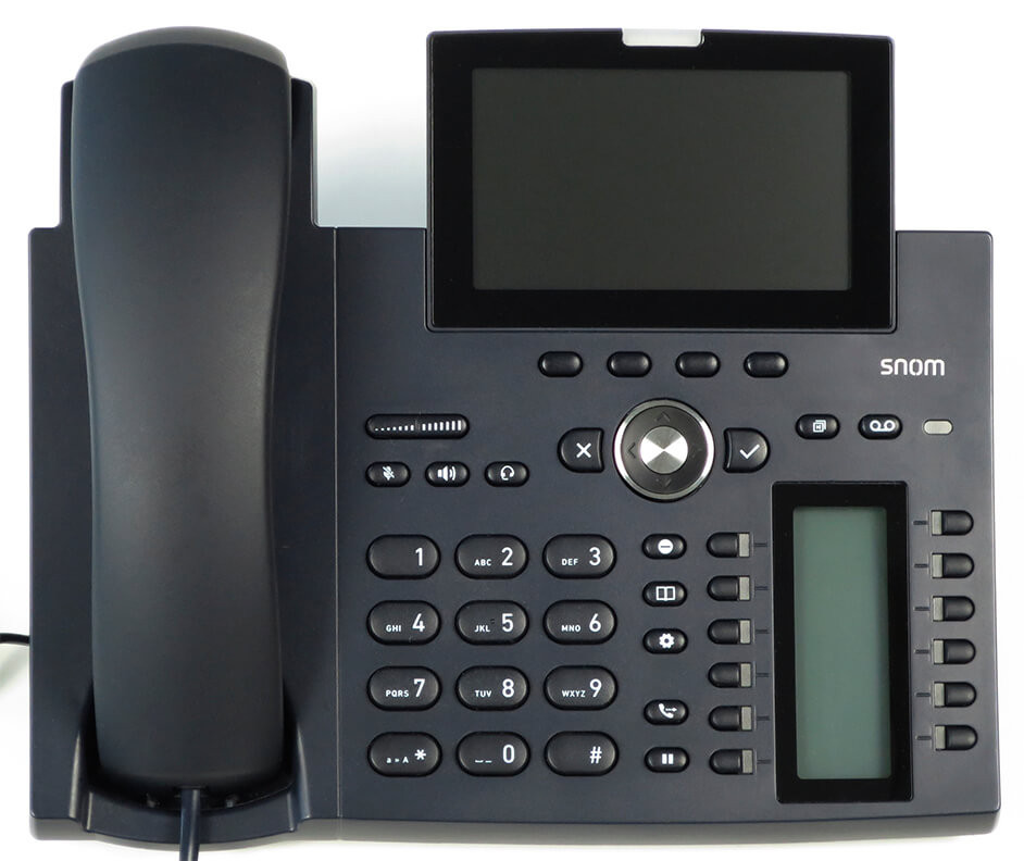 SNOM D385 12-LINE DESKTOP SIP PHONE - NO PSU INCLUDED - HI-RES COLOUR TFT DISPLAY - USB - Image 3