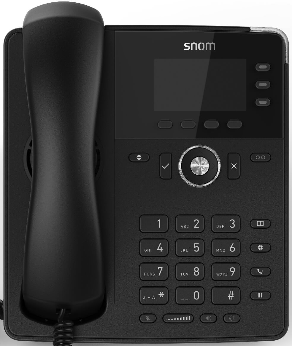 SNOM D717 6-LINE DESKTOP SIP PHONE - NO PSU INCLUDED - WIDE COLOUR TFT DISPLAY - USB - Image 3