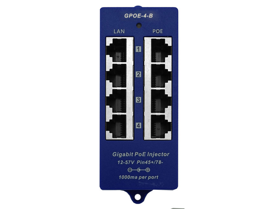 4 Port Gigabit Passive PoE Injector – product image