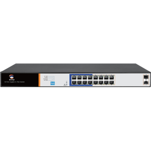 Scoop 16 Port Gigabit PoE 150W 2SFP Switch – product image
