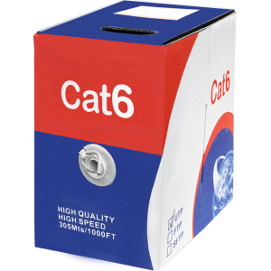 Scoop Unbranded 305m Box Cat6 CCA Grey UTP Cable – product image