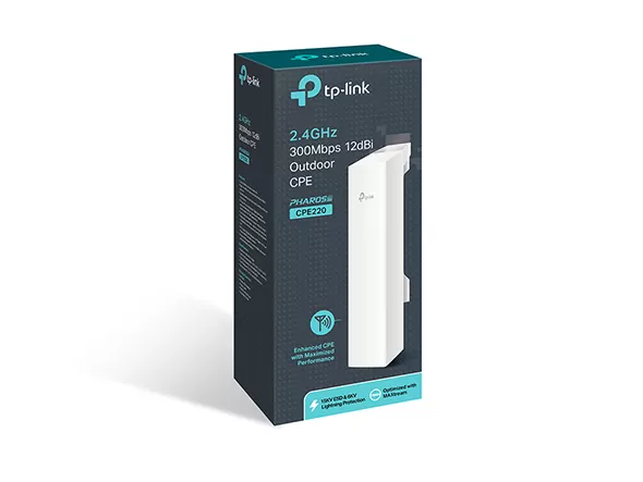TP-LINK 2.4GHZ 300MBPS 12DBI OUTDOOR CPE | CPE220 - Image 6