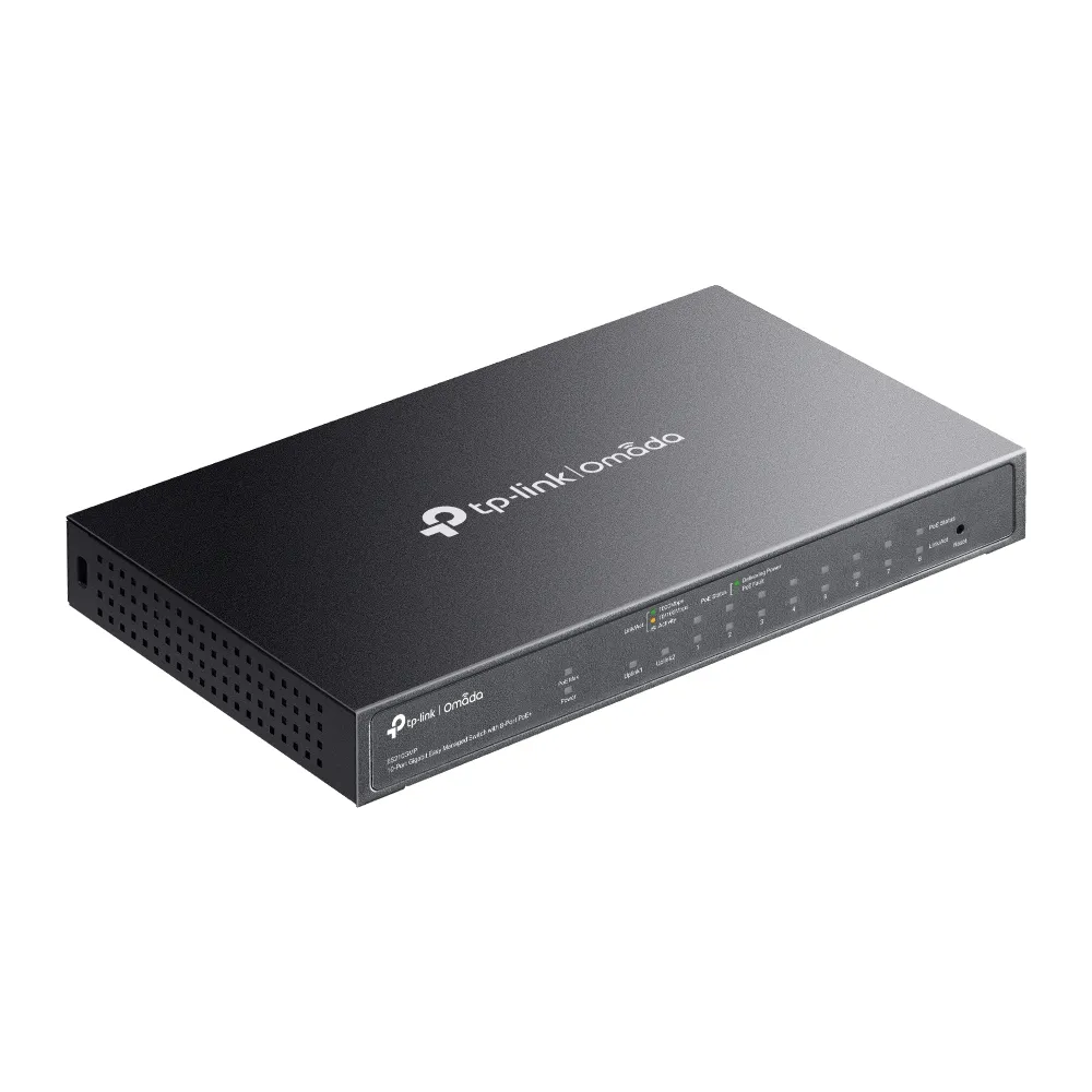 TP-LINK OMADA 10-PORT GIGABIT EASY MANAGED SWITCH WITH 8-PORT POE+ - Image 4
