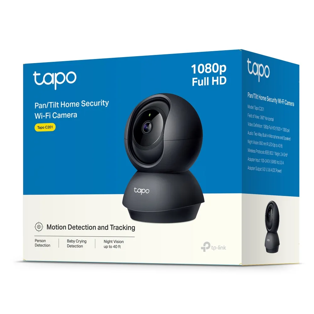 TP-LINK TAPO PAN/TILT HOME SECURITY WIFI CAMERA | TAPO C201 - Image 2