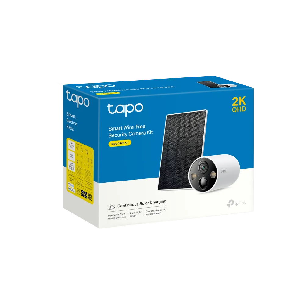 TP-LINK TAPO 2K SOLAR SECURITY CAMERA KIT | C425 - Image 3