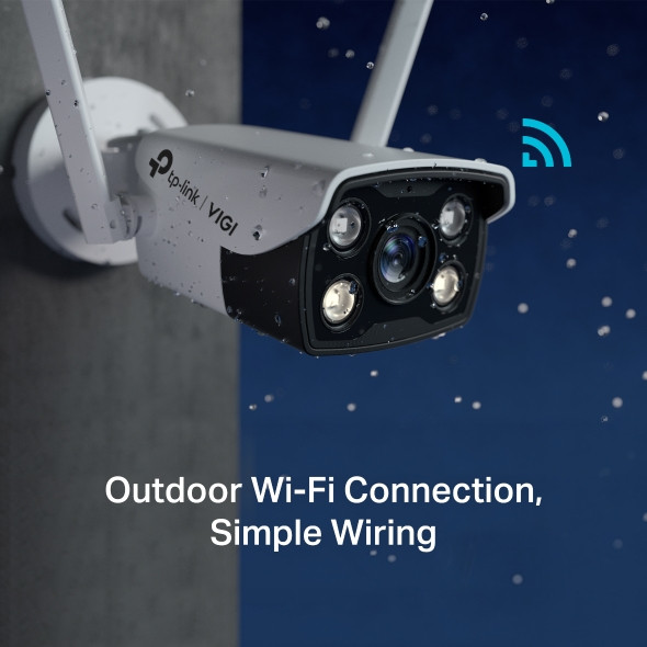 TP-LINK VIGI 4MP OUTDOOR FULL-COLOR WI-FI BULLET NETWORK CAMERA - Image 4