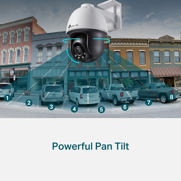 TP-LINK VIGI 4MP FULL COLOUR PAN/TILT IP NETWORK CAMERA - Image 4