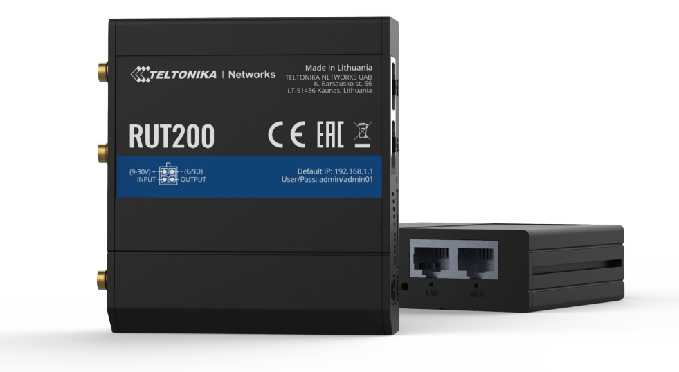 TELTONIKA 4G/LTE WIFI 4 INDUSTRIAL CELLULAR ROUTER | RUT200 - Image 4