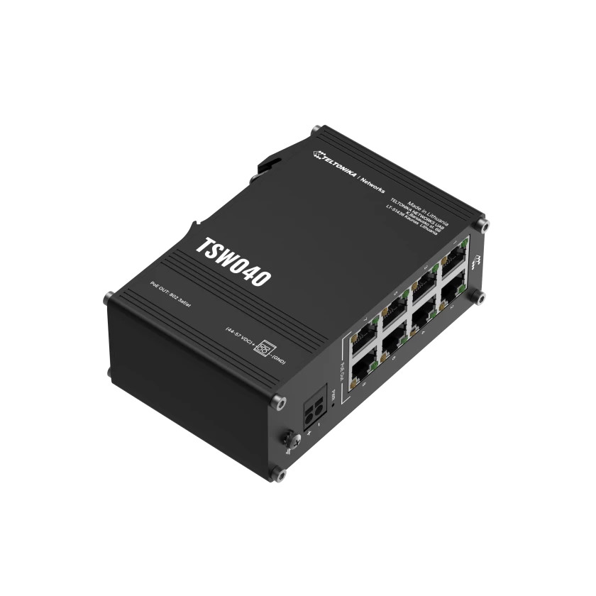 TELTONIKA INDUSTRIAL 8 PORT POE+ SWITCH | TTK-TSW040 - Image 5