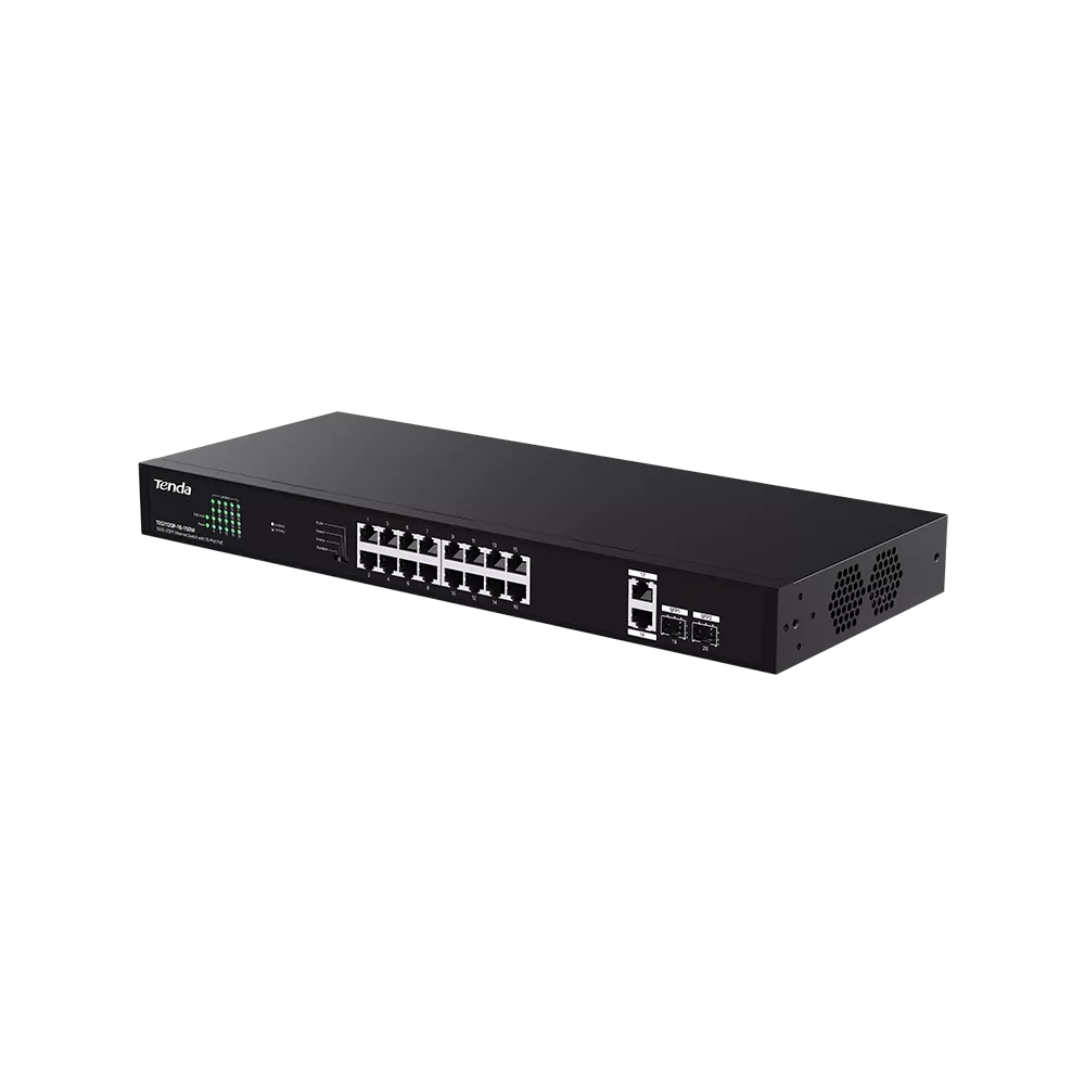 TENDA 16-PORT DESKTOP SWITCH | TEG1120P-16-150W - Image 4