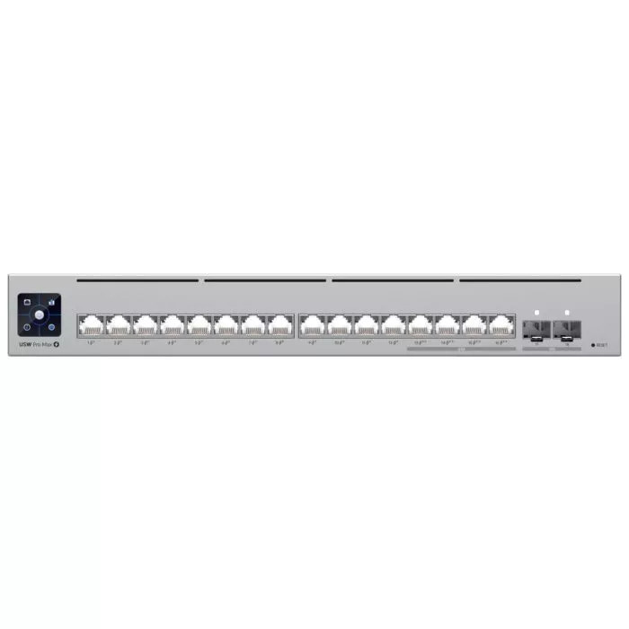 UBIQUITI UNIFI PRO MAX 16 PORT 12 POE 180W SWITCH | USW-PRO-MAX-16-POE - Image 3