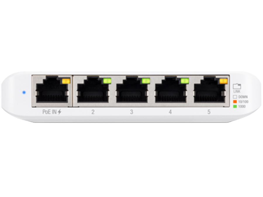 Ubiquiti UniFi Flex Mini 5 Port Gigabit 1PoE Input | USW-Flex-MINI – product image