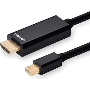Ugreen UGREEN Mini DisplayPort Male to 4K@30Hz HDMI Cable 1.5m - Black (MD101-20848) – product image