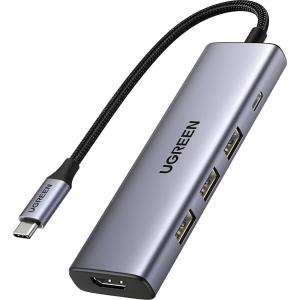 Ugreen UGREEN Revodok 5-in-1 Type-C Hub | 4K HDMI | Type-C | USB3.0 (CM511-15596) – product image