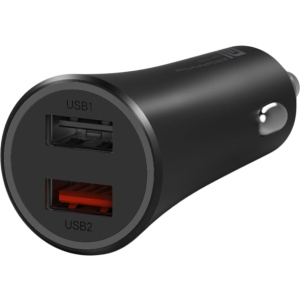Xiaomi Xiaomi 37W Dual-Port Car Charger - Black (GDS4147GL) – product image