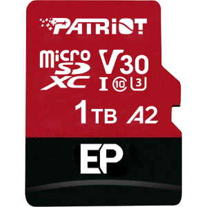Patriot EP Series 1TB MICRO SDXC V30 A2 (w/o Adaptor) (PEF1TBEP31MCX) – product image