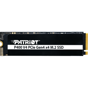 Patriot P400 V4 PCIe Gen4 x4 1TB M.2 2280 NVMe SSD (P400VP1TBM28H) – product image