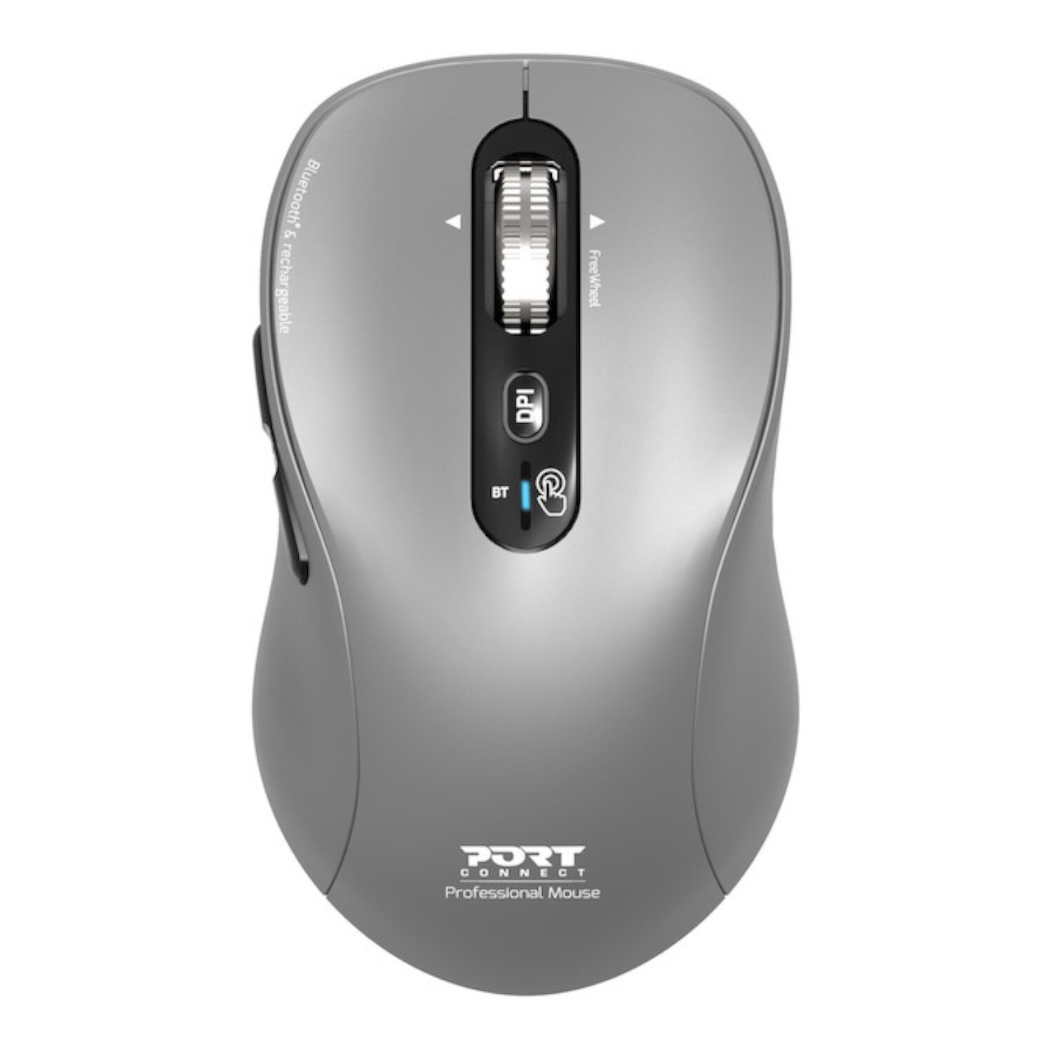 Port Connect Wireless Bluetooth Expert and Mac Mouse - Grey (910201) – product image