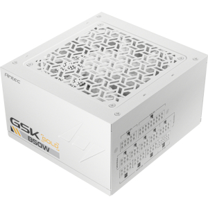 Antec GSK 850W GEN5 ATX3.1 and PCIE5.1 80 Plus Gold Fully Modular White (GSK850 W) – product image