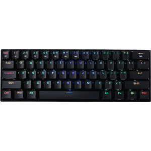 REDRAGON DRACONIC PRO Mechanical 61 Key|Bluetooth 5.0|RGB 9 Colour Modes|Rechargable Battery|Type-C Charging Cable Gaming Keyboard - Black (RD-K530RGB-PRO) – product image