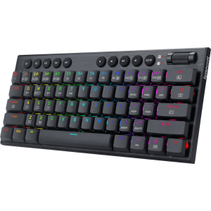 REDRAGON Horus Mini 61Key Red Switch RGB Low Profile Gaming Mechanical Keyboard - Black (RD-K632-RGB) – product image