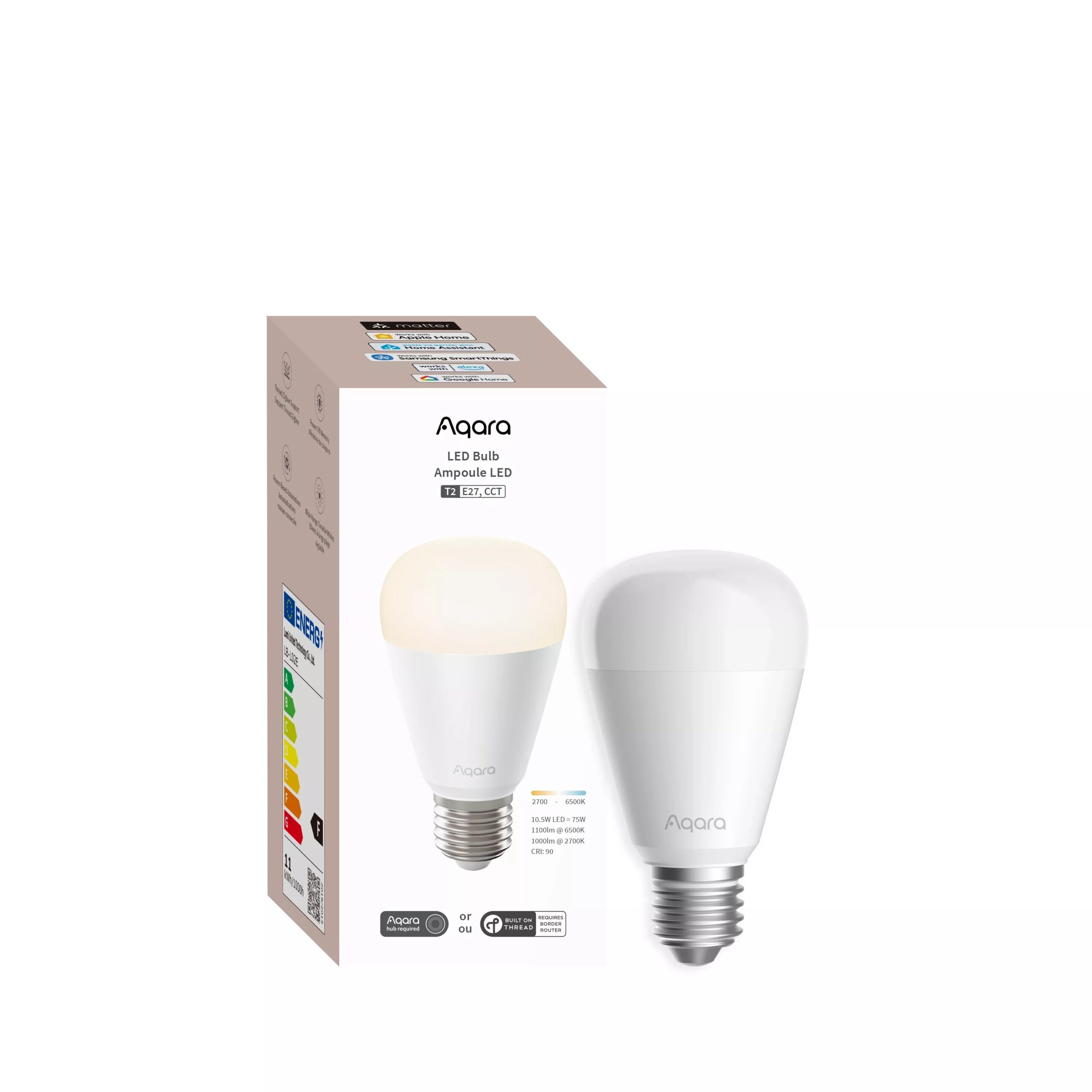AQARA LIGHTING - LED BULB T2 - TUNABLE WHITE CCT - E27 BASE | LB-L02E - Image 2