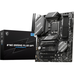 MSI B760 GAMING PLUS WIFI DDR5 LGA1700 ATX Motherboard (B760GAMINGPLUSWIFI) – product image