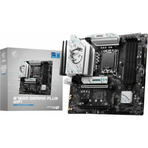 MSI B760M GAMING PLUS WIFI DDR5 Intel LGA1700 M-ATX Gaming Motherboard (B760MGAMINGPLUSWIFI) – product image
