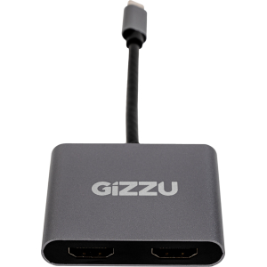 Gizzu 4-in-1 Type-C to Dual HDMI Hub (GAPCHHUPD) – product image