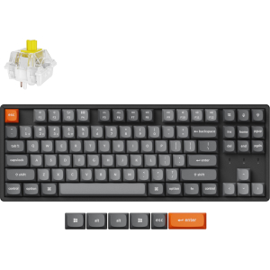 Keychron K8 Max QMK Wireless Custom Mechanical Keyboard | BANANA Switches (K8M-J4) – product image