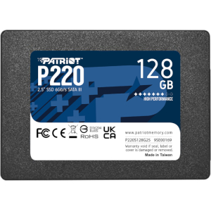 Patriot P220 128GB 2.5" SSD (P220S128G25) – product image