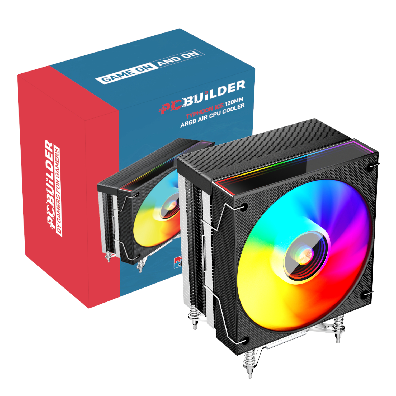 PCBUILDER CPU FAN TYPHOON ICE 120MM ARGB (PCB-CA-TYPHOON-120) – product image