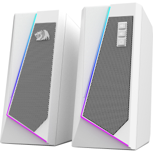 Redragon GS20W ANVIL 3W 2.0 RGB Stereo Desktop PC Speakers - White (RD-GS520W) – product image