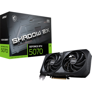 MSI GeForce RTX 5070 SHADOW 2X OC 12GB Graphics Card (RTX5070SHADOW2XOC12GB) – product image