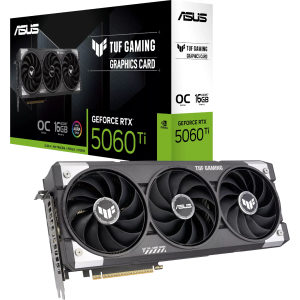 ASUS TUF Gaming GeForce RTX 5060 Ti 16GB GDDR7 OC Edition Graphics Card (TUF-RTX5060TI-O16G) – product image