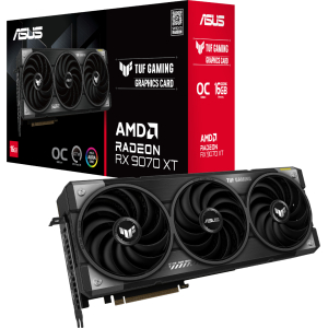 Asus TUF Gaming Radeon RX 9070 XT OC Edition 16GB GDDR6 Graphics Card (TUF-RX9070XT-O16G-GAMING) – product image