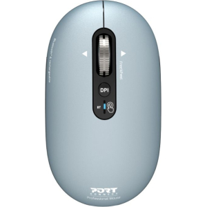 Port Connect PURE MAC Rechargeable Wireless and Bluetooth Mouse - Storm (910500) – product image