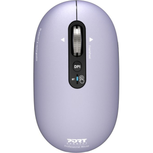 Port Connect PURE MAC Rechargeable Wireless and Bluetooth Mouse - Iris (910502) – product image