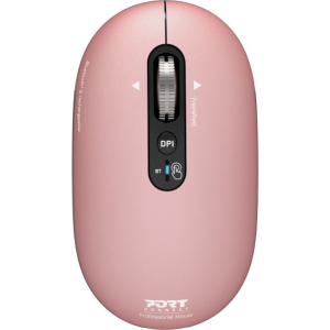 Port Connect PURE MAC Rechargeable Wireless and Bluetooth Mouse - Copper Rose (910503) – product image
