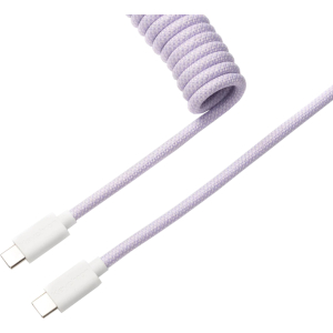 Keychron Coiled Aviator Cable - Light Purple/Straight (CAB-17) – product image