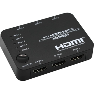 HDCVT SWITCH HDMI 2.0 5-1 (HDS-B51) – product image