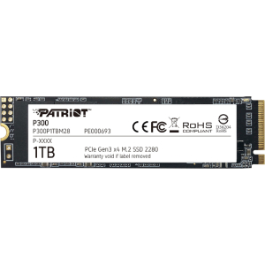 Patriot P300 1TB M.2 PCIe NVMe SSD (P300P1TBM28) – product image