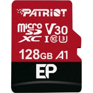 Patriot EP V30 A1 128GB Micro SDXC Card + Adapter (PEF128GEP31MCX) – product image
